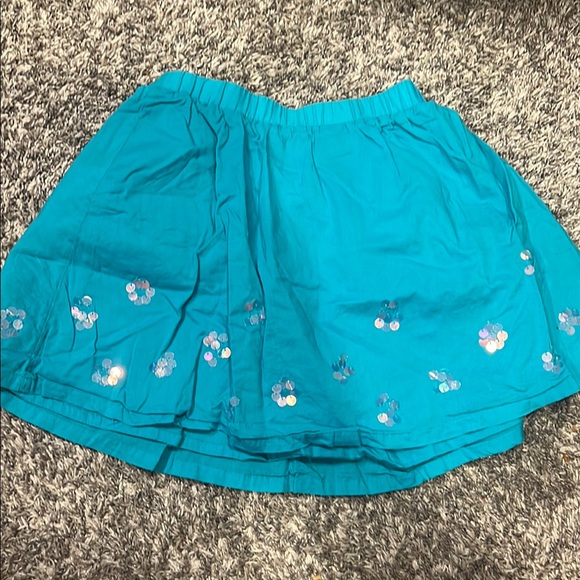 Gymboree Blue Sequin Skater Mini Skirt - Picture 3 of 3
